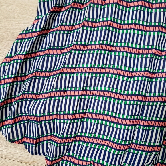 Oliver Bonas geo print full maxi skirt elastic waist size UK18 or US 14 - Picture 2 of 8